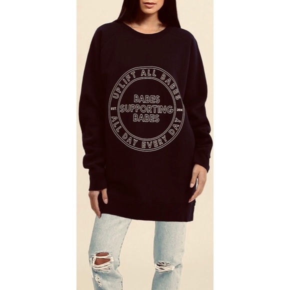 Brunette The Label Tops - SOLDBrunette Label Uplift All Babes Big Sister Cre